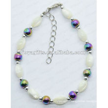 Hematite Cat's Eye Beads Bracelet